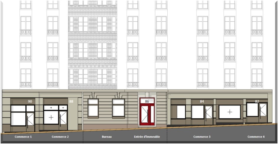 LOCAUX COMMERCIAUX NEUFS A LOUER -QUARTIER GARE, LE MANS